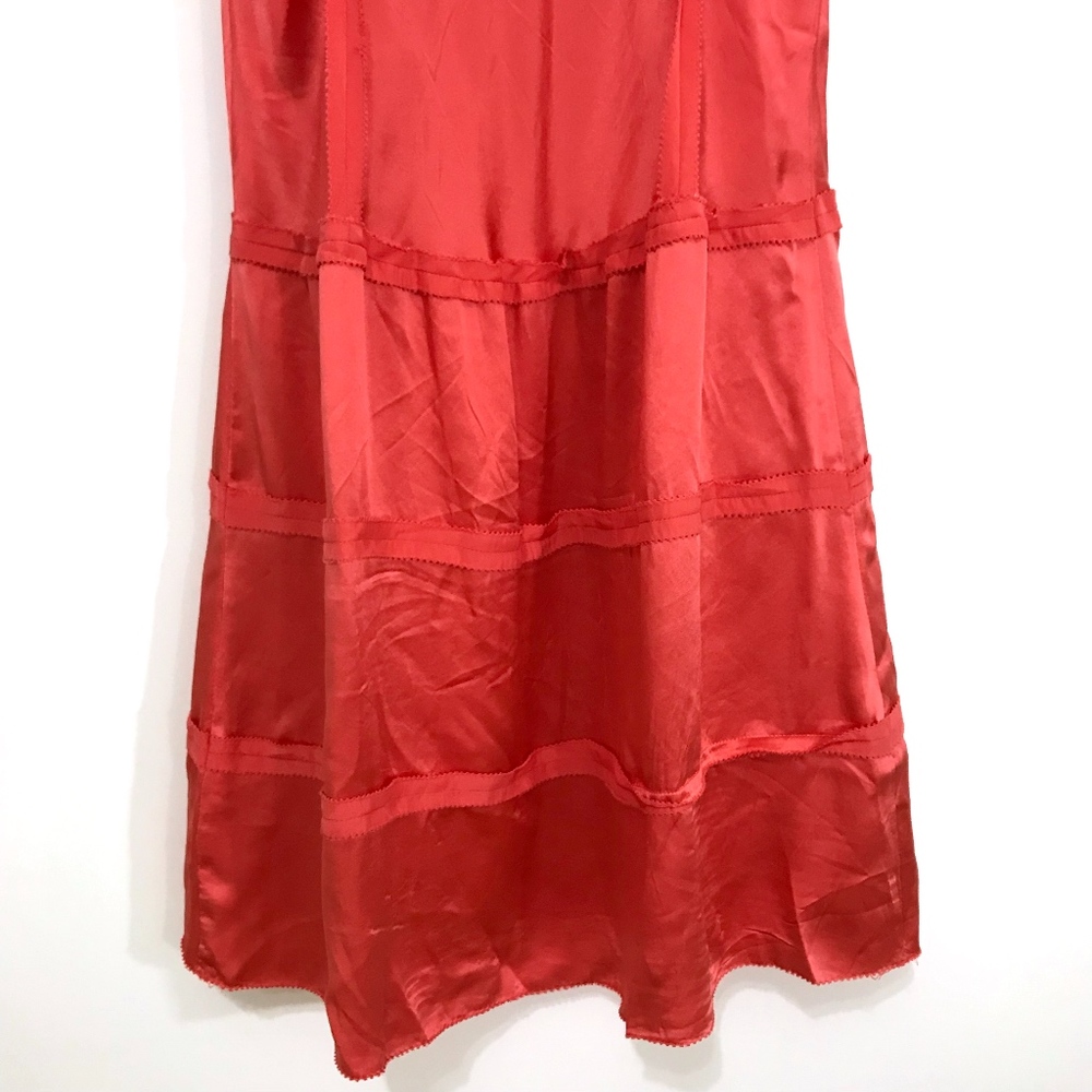 American Retro Ombre Silk Slip Dress - Picture 6 of 8